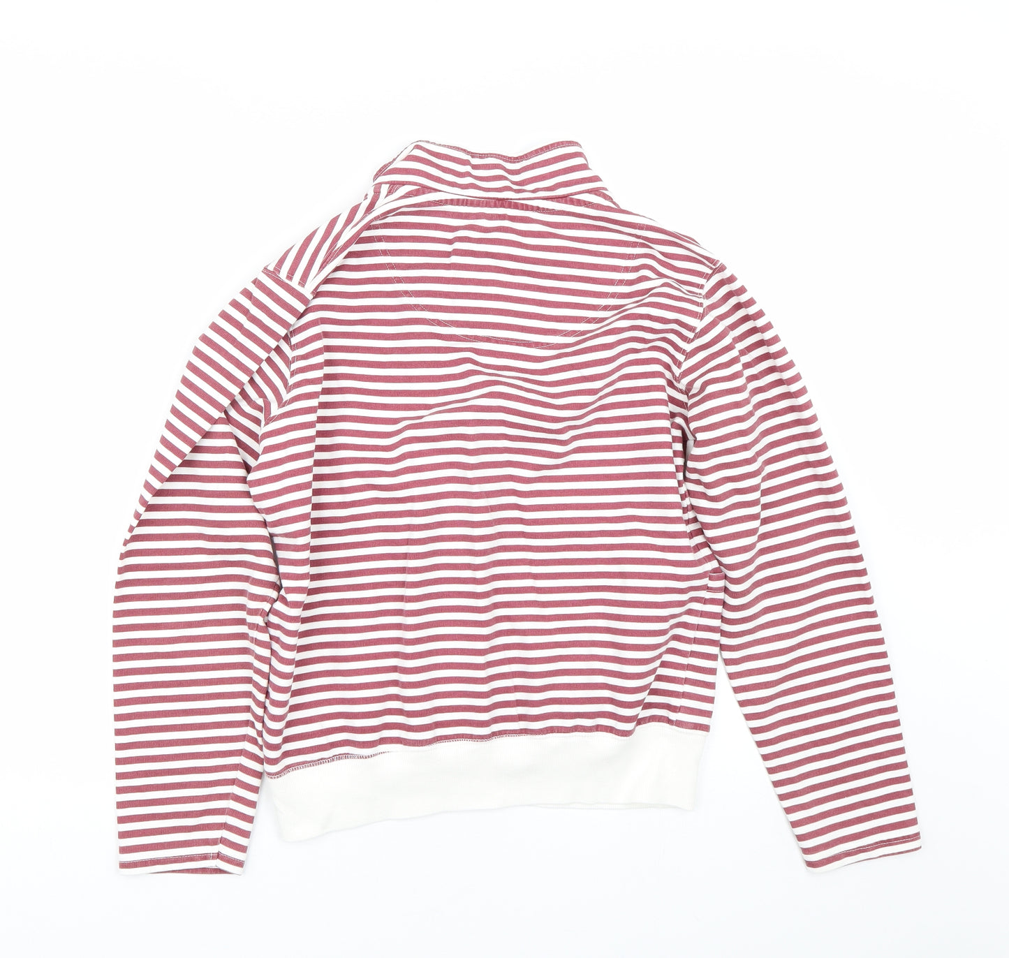 Original Essentials Womens Red Striped  Pullover Jumper Size S