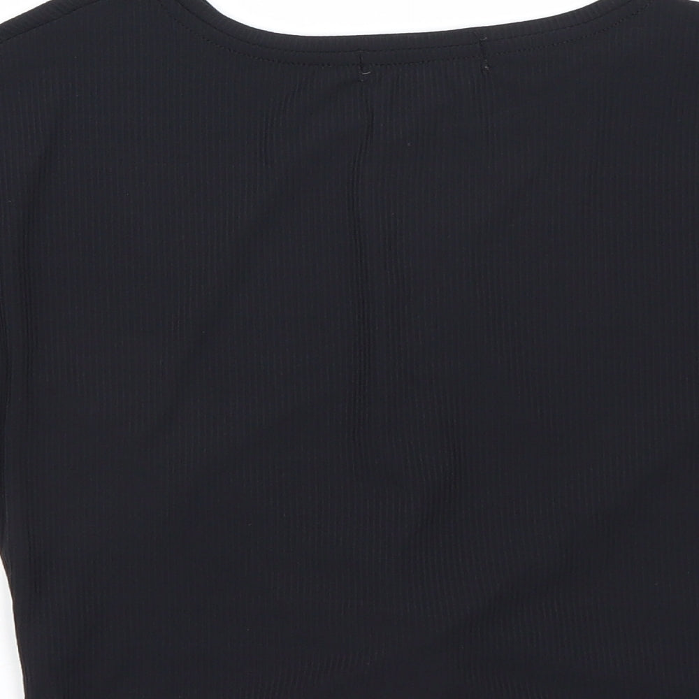 Primark Womens Black   Basic T-Shirt Size 2XS