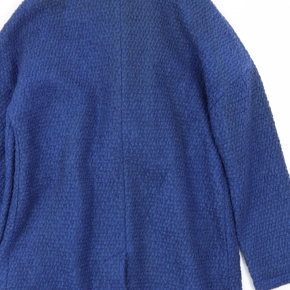 Peacocks Womens Blue   Trench Coat Coat Size 8