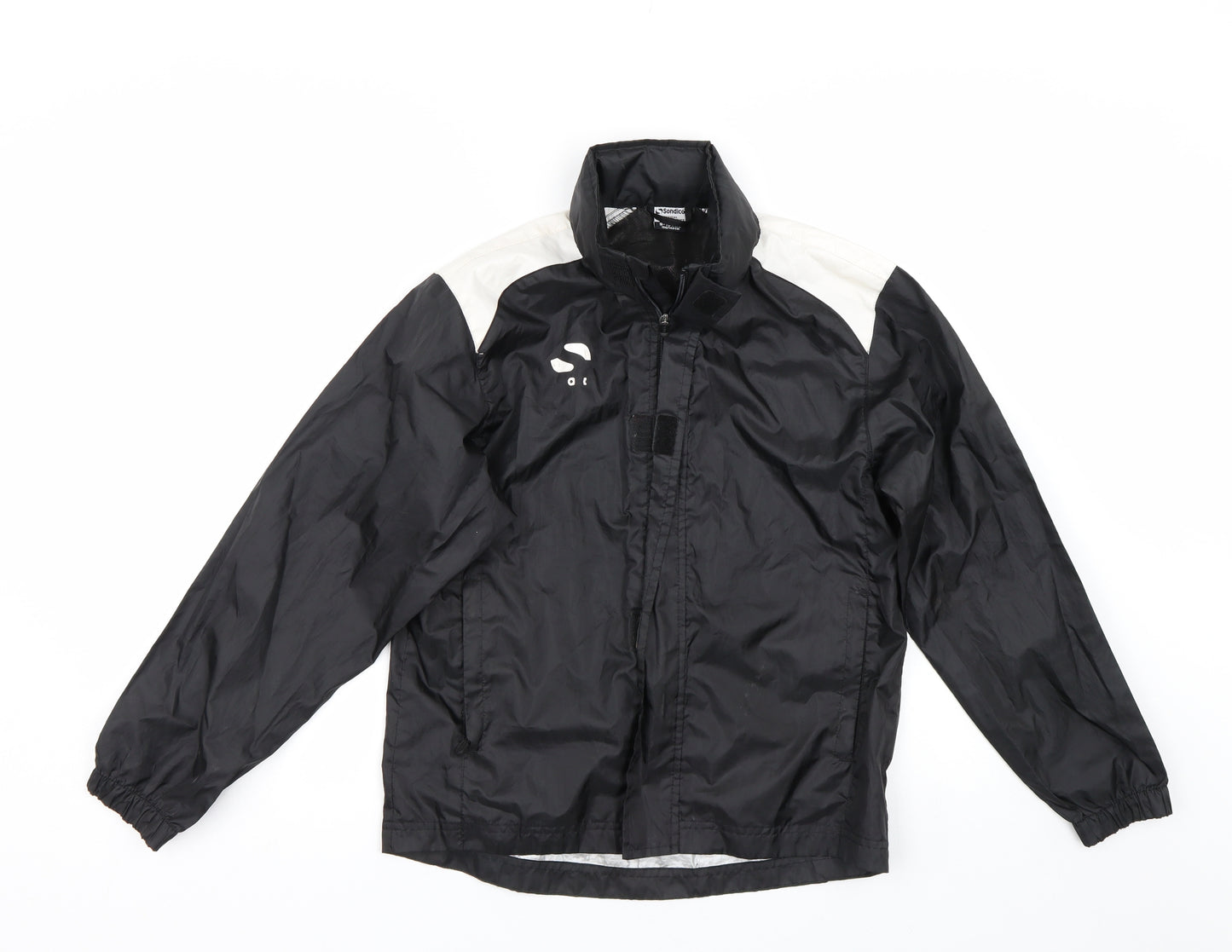 Sondico Boys Black   Rain Coat Coat Size 9-10 Years