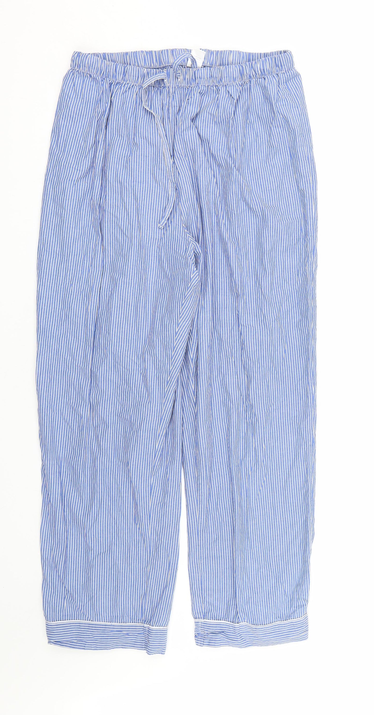 Belmont Womens Blue Striped  Cami Pyjama Pants Size XL
