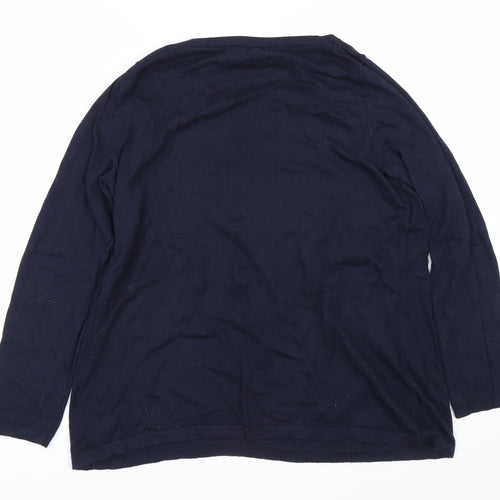 George Womens Blue   Pullover Jumper Size 14