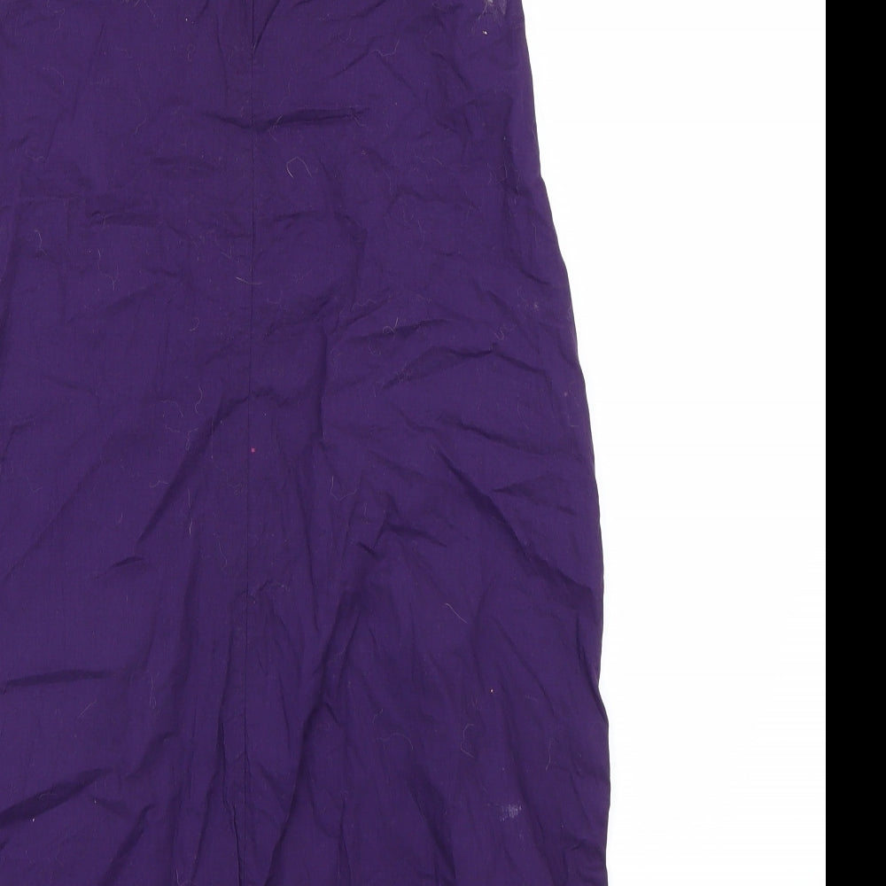 River Island Womens Purple Geometric  Tank Dress  Size 14