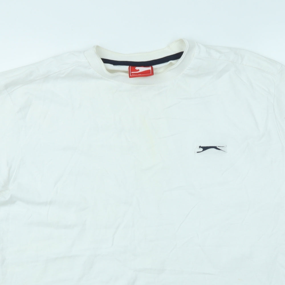 Slazenger Mens White    T-Shirt Size M