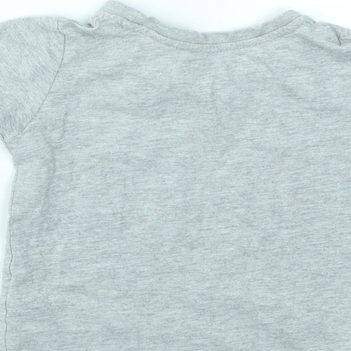 Primark Boys Grey Geometric  Basic T-Shirt Size 12-18 Months