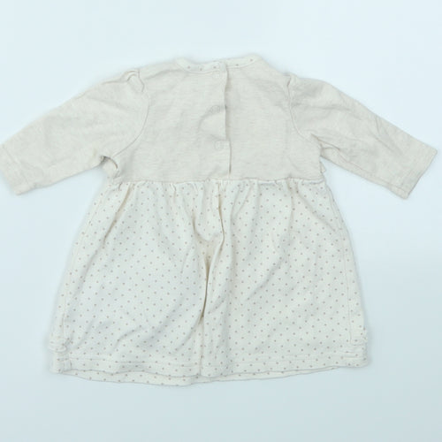George Girls Ivory   Fit & Flare  Size 0-3 Months