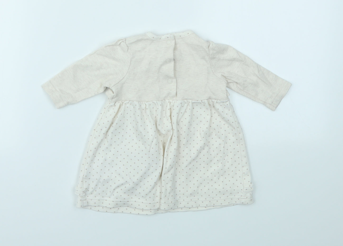 George Girls Ivory   Fit & Flare  Size 0-3 Months