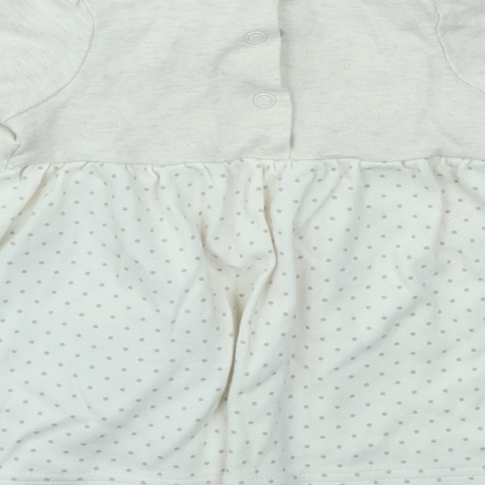 George Girls Ivory   Fit & Flare  Size 0-3 Months