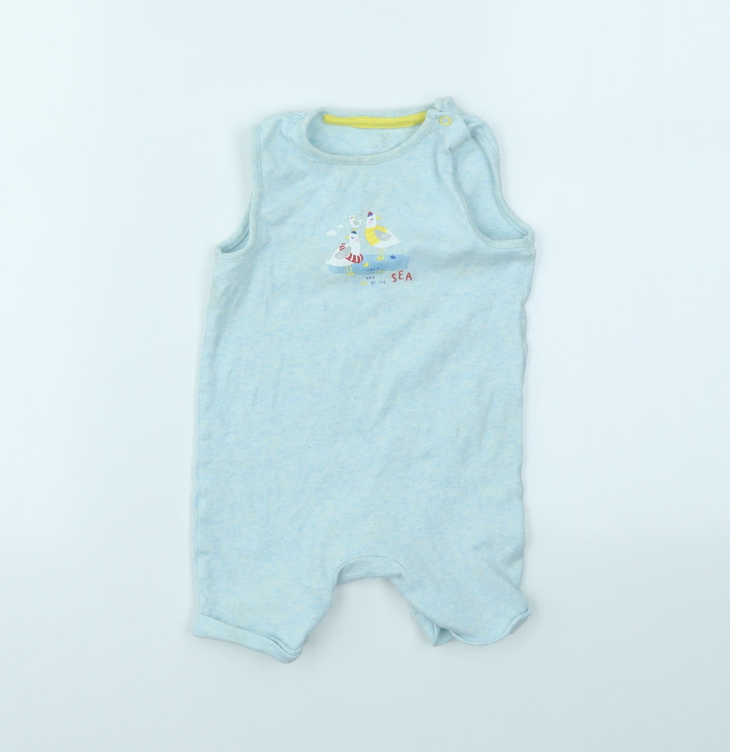 M Girls Blue   Babygrow One-Piece Size 6-9 Months