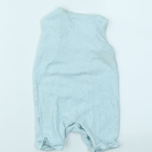 M Girls Blue   Babygrow One-Piece Size 6-9 Months