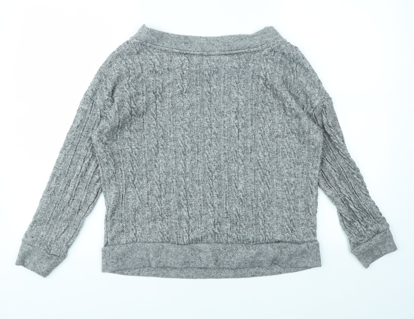Nutmeg Womens Grey   Pullover Jumper Size 12