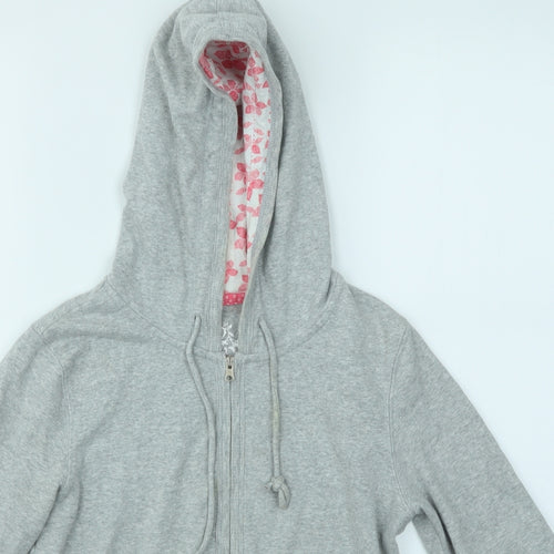 LoveDesign Womens Grey   Full Zip Jumper Size M