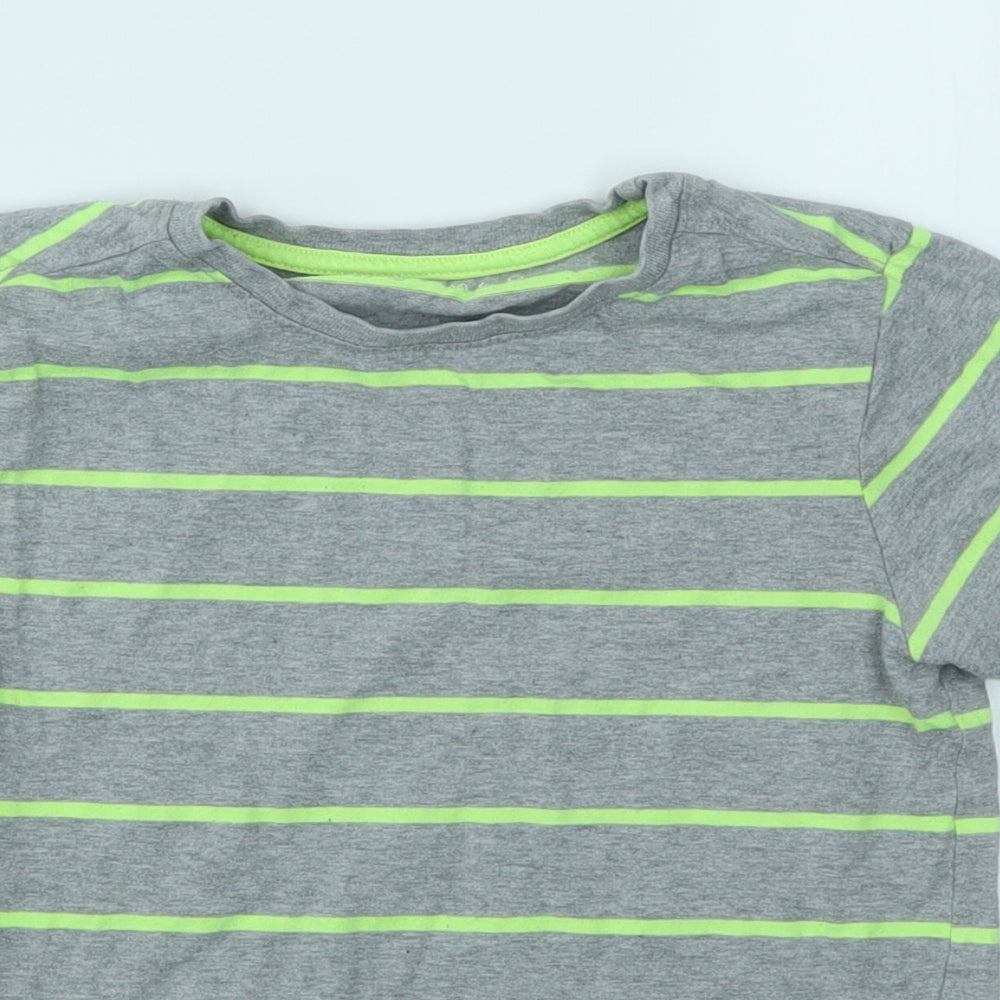 Nutmeg Boys Multicoloured Striped  Basic T-Shirt Size 5-6 Years