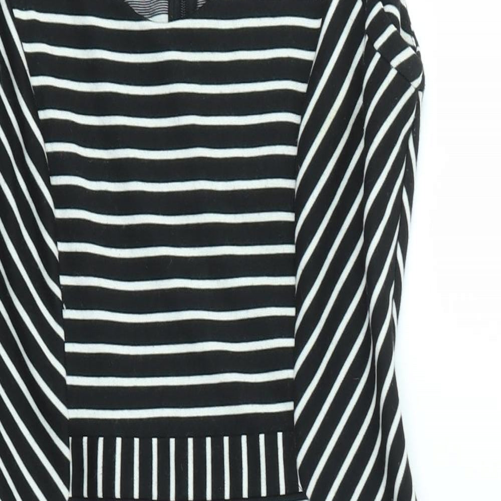 Primark Womens Multicoloured Striped  Fit & Flare  Size 12