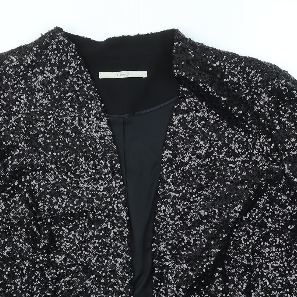 George Womens Black   Jacket Blazer Size 18