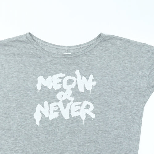 NEXT Womens Grey   Basic T-Shirt Size 8