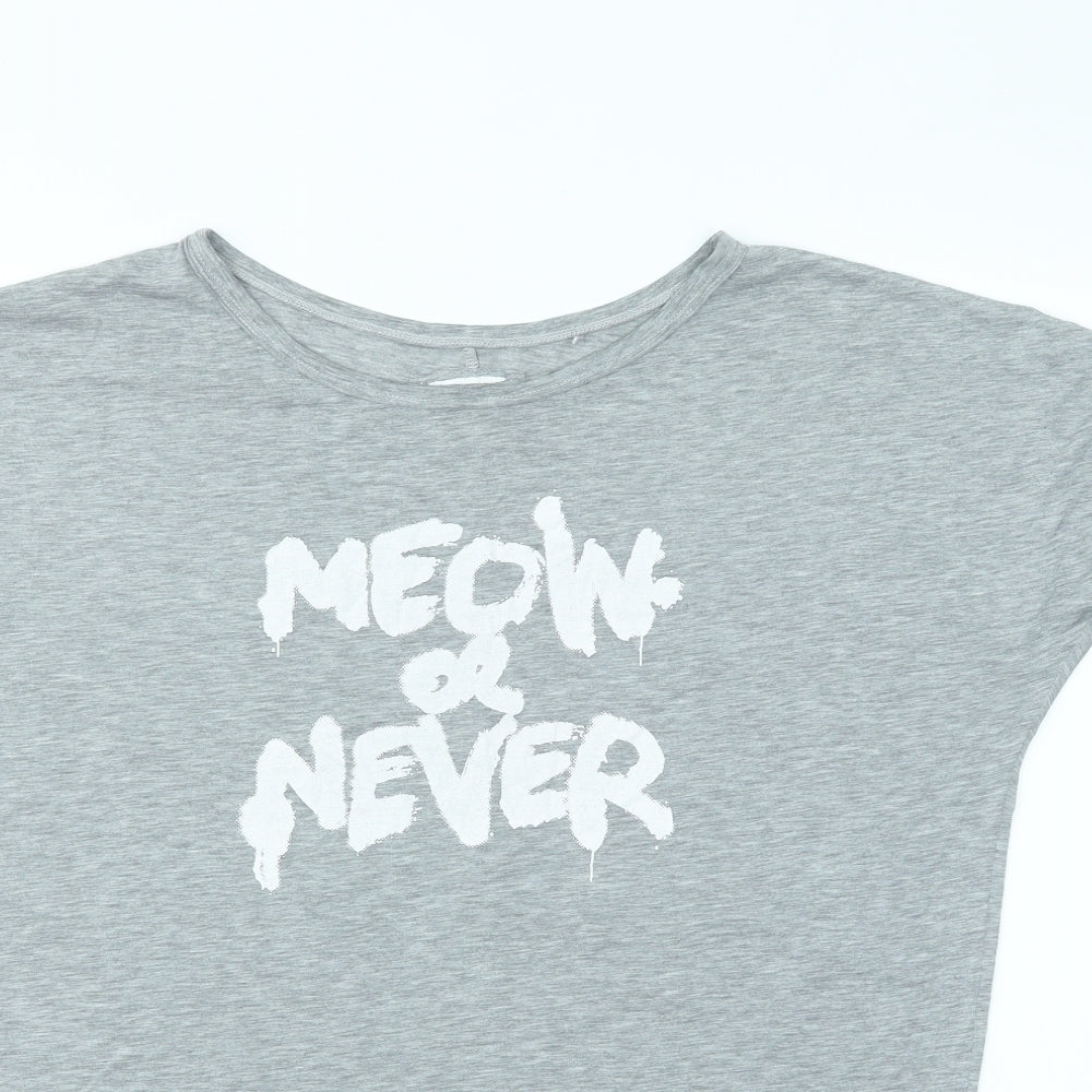 NEXT Womens Grey   Basic T-Shirt Size 8