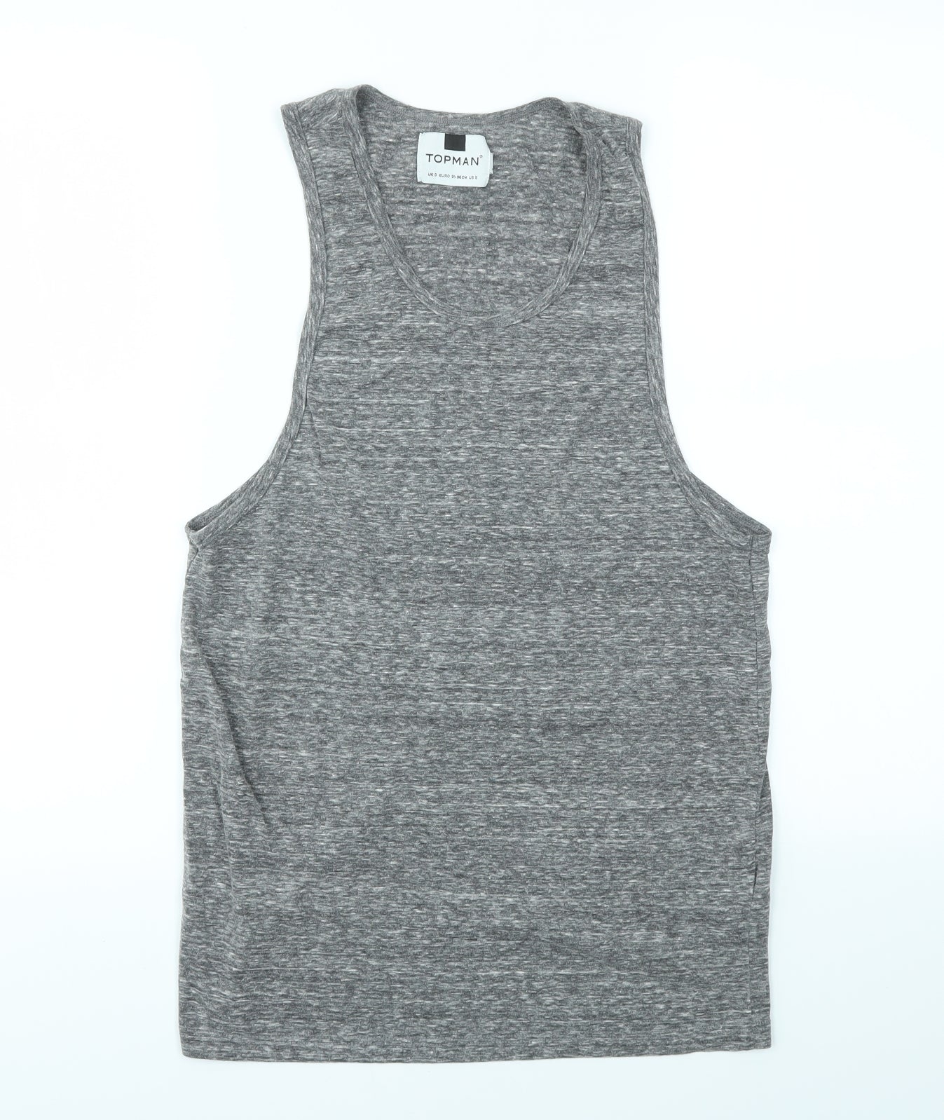 Topman Mens Grey    T-Shirt Size S