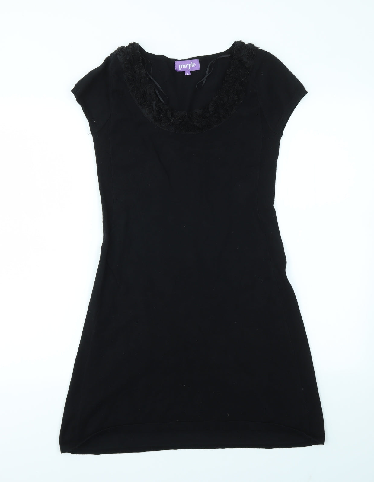 Purple Womens Black   Fit & Flare  Size L