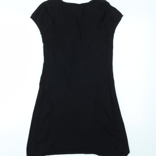 Purple Womens Black   Fit & Flare  Size L