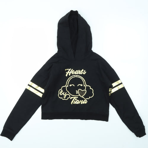 George Girls Black   Pullover Jumper Size 11-12 Years