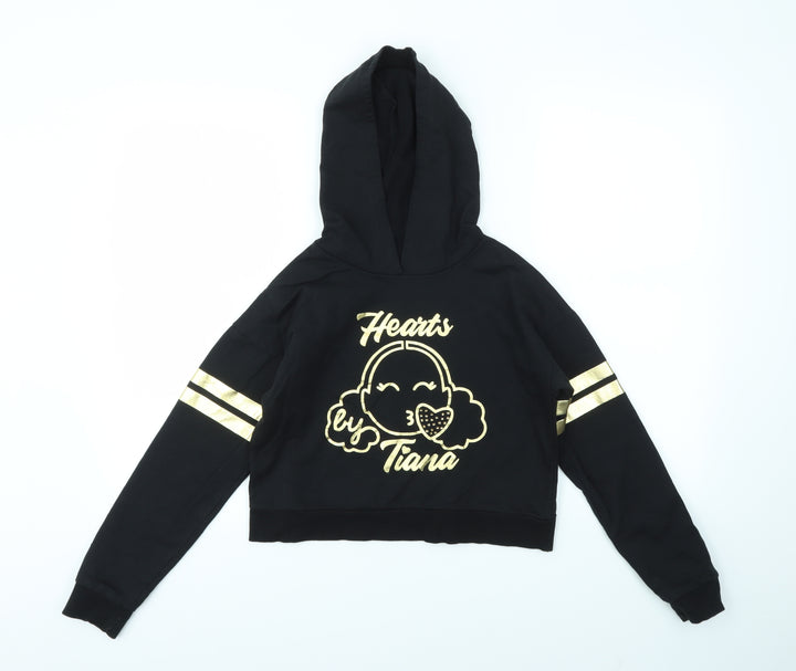 George Girls Black Pullover Jumper Size 11-12 Years