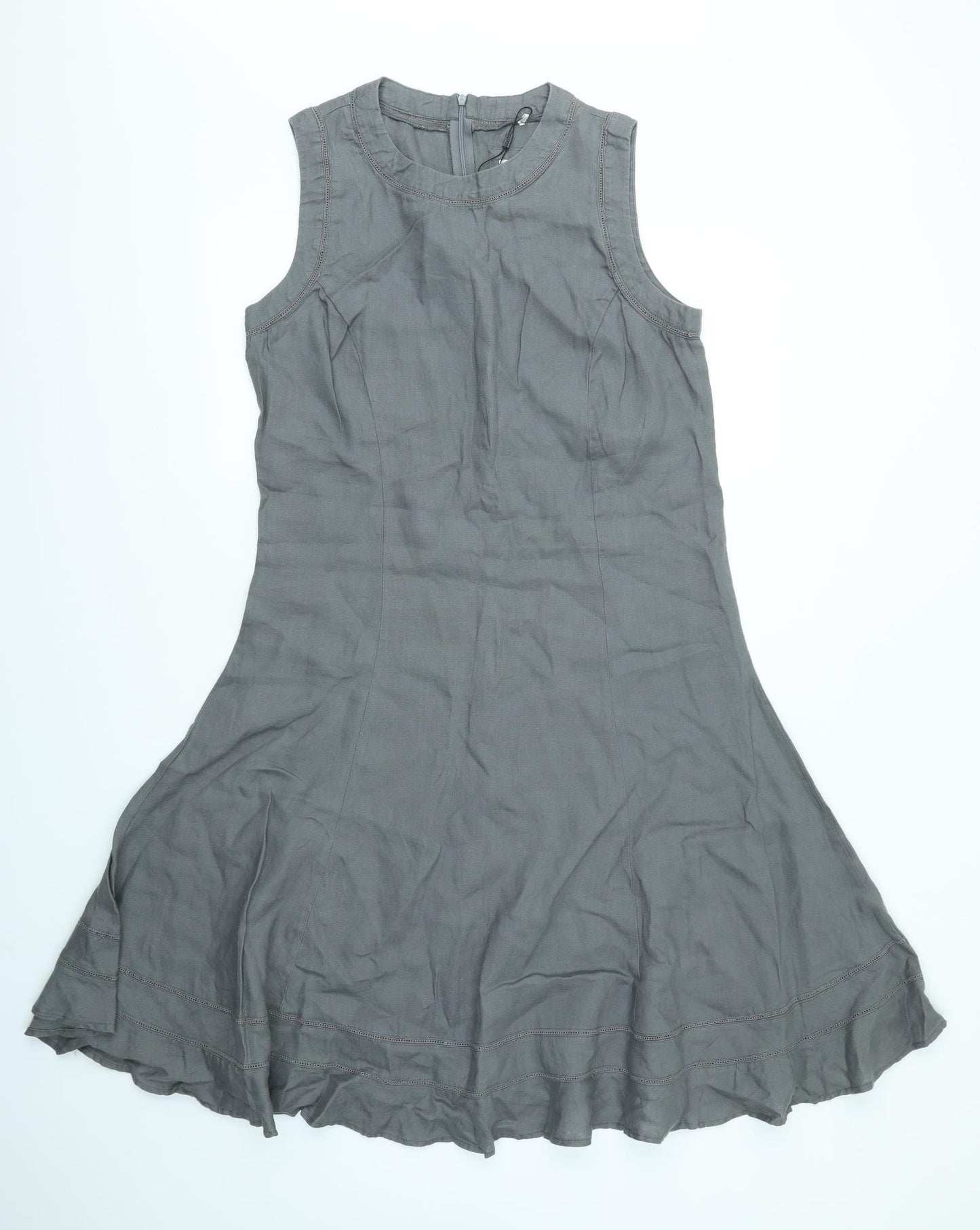 MALYN Womens Grey   Fit & Flare  Size L
