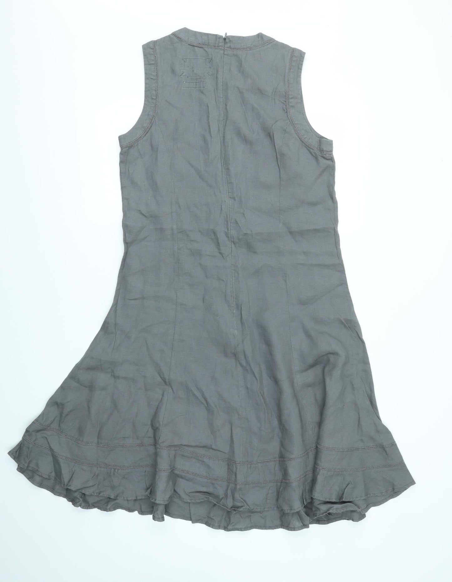 MALYN Womens Grey   Fit & Flare  Size L