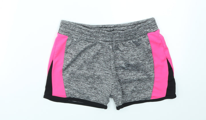 Preworn Girls Grey Cut-Off Shorts Size L