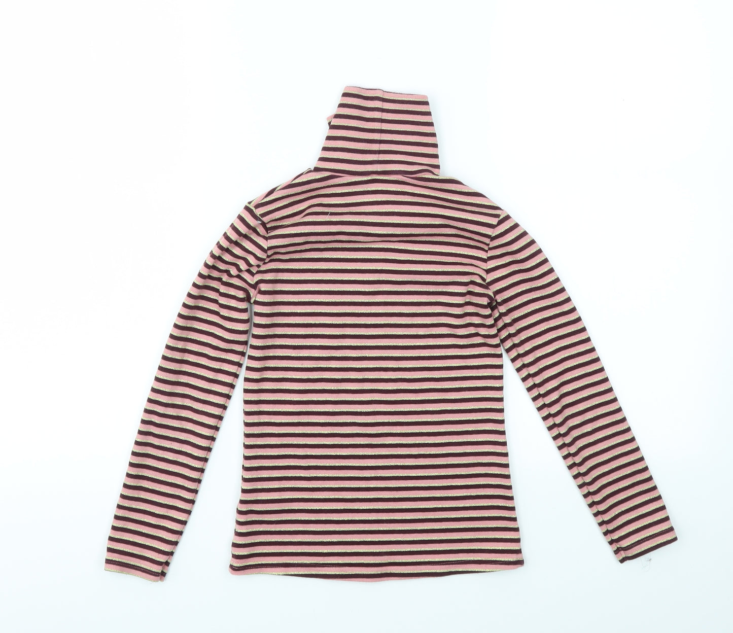 George Girls Multicoloured Striped  Basic T-Shirt Size 7-8 Years