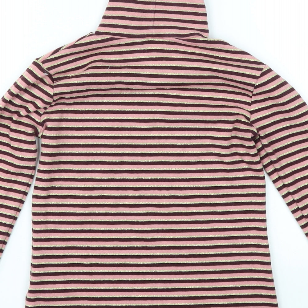 George Girls Multicoloured Striped  Basic T-Shirt Size 7-8 Years