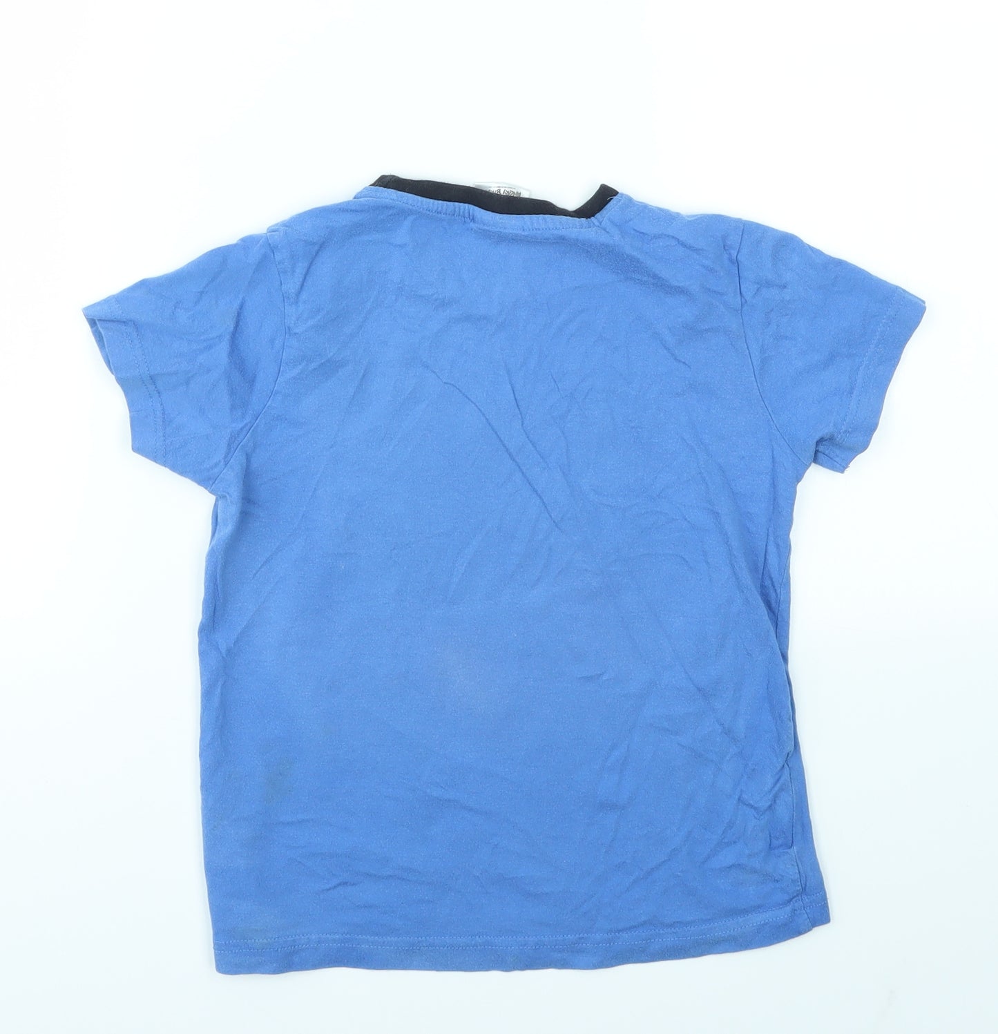 TESCO Boys Blue   Basic T-Shirt Size 6-7 Years