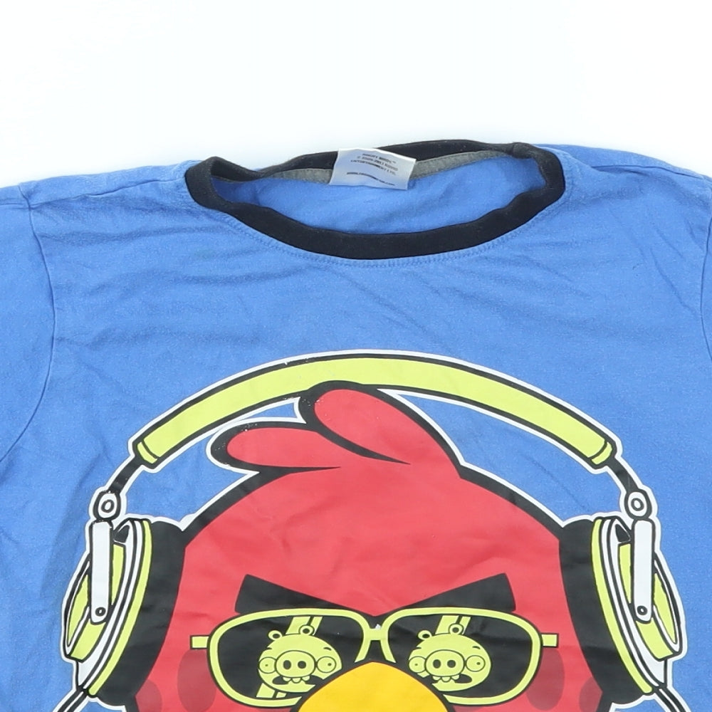 TESCO Boys Blue   Basic T-Shirt Size 6-7 Years