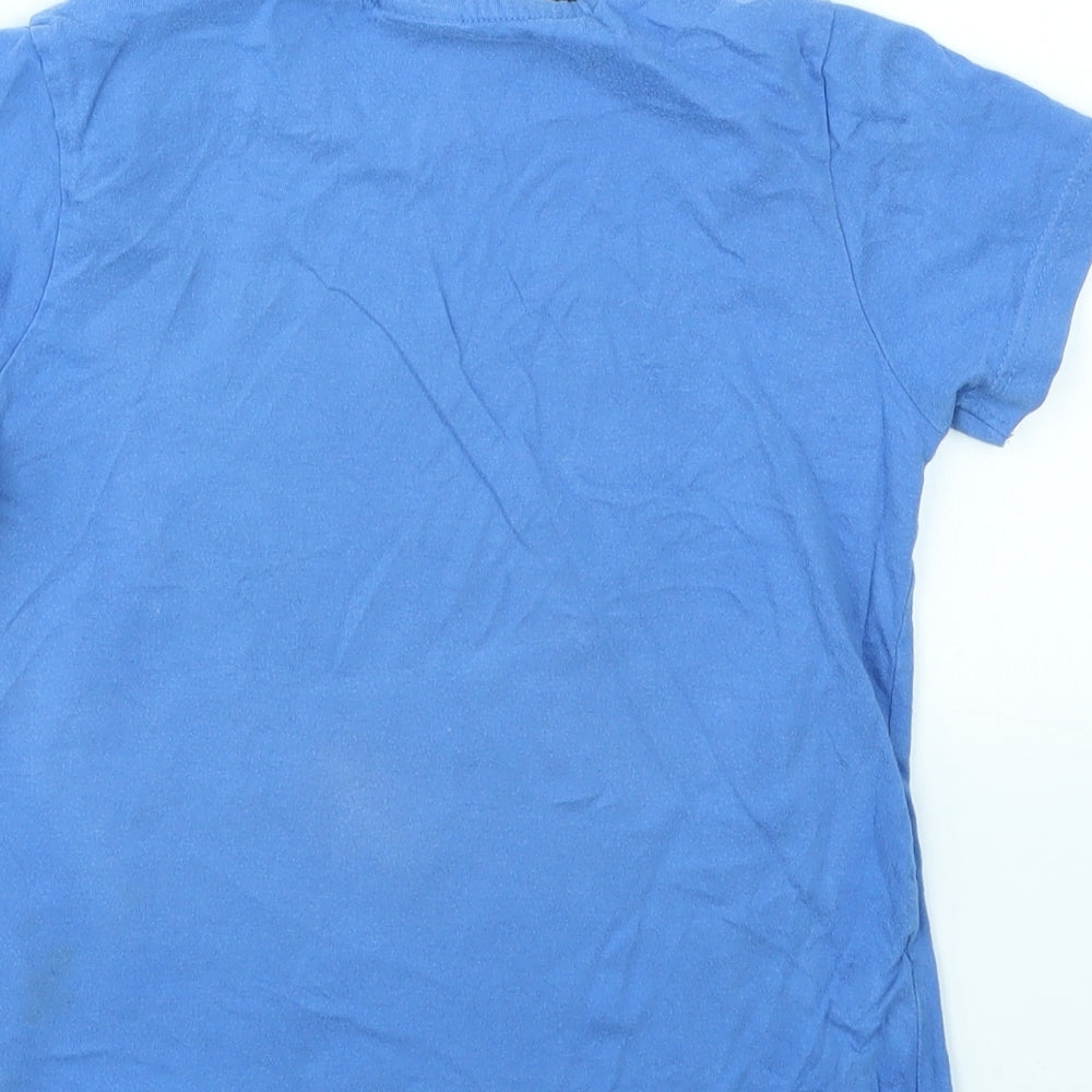 TESCO Boys Blue   Basic T-Shirt Size 6-7 Years