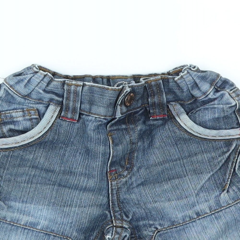 DENIM&CO Boys Blue   Chino Shorts Size 2-3 Years