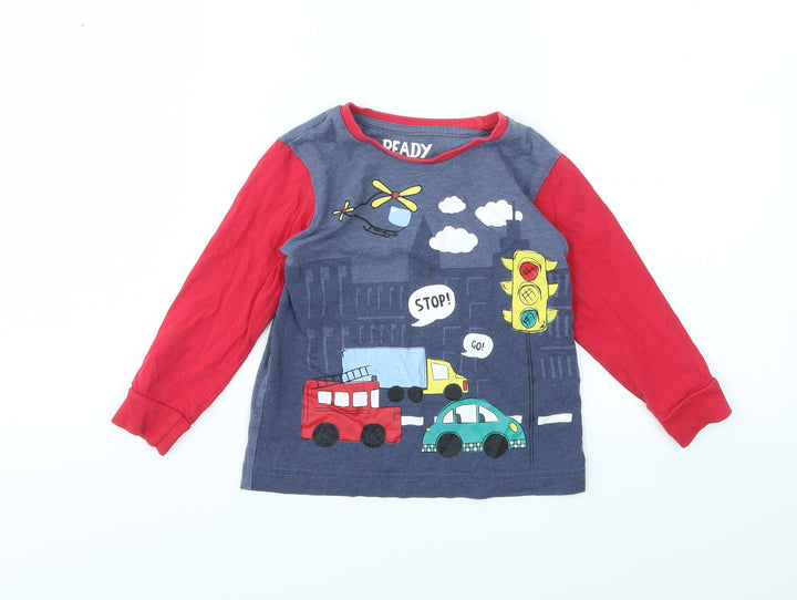 Matalan Boys Multicoloured   Basic T-Shirt Size 2-3 Years