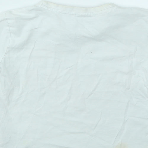 Primark Boys White   Basic T-Shirt Size 3-4 Years
