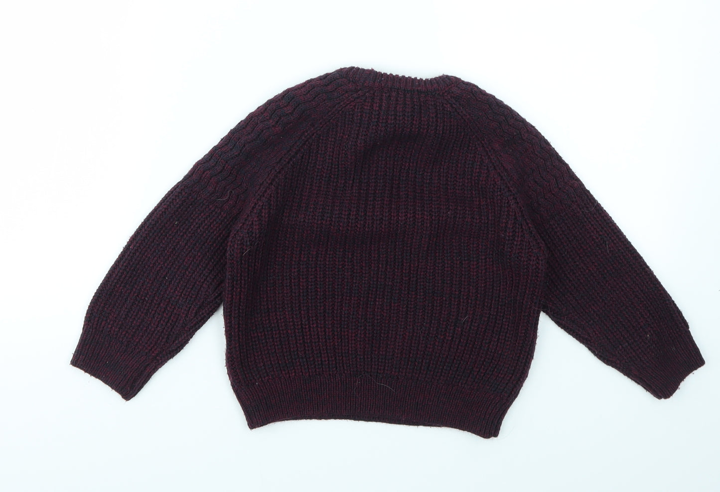 Matalan Boys Purple   Pullover Jumper Size 4 Years