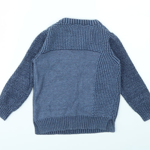 George Boys Blue   Pullover Jumper Size 5-6 Years