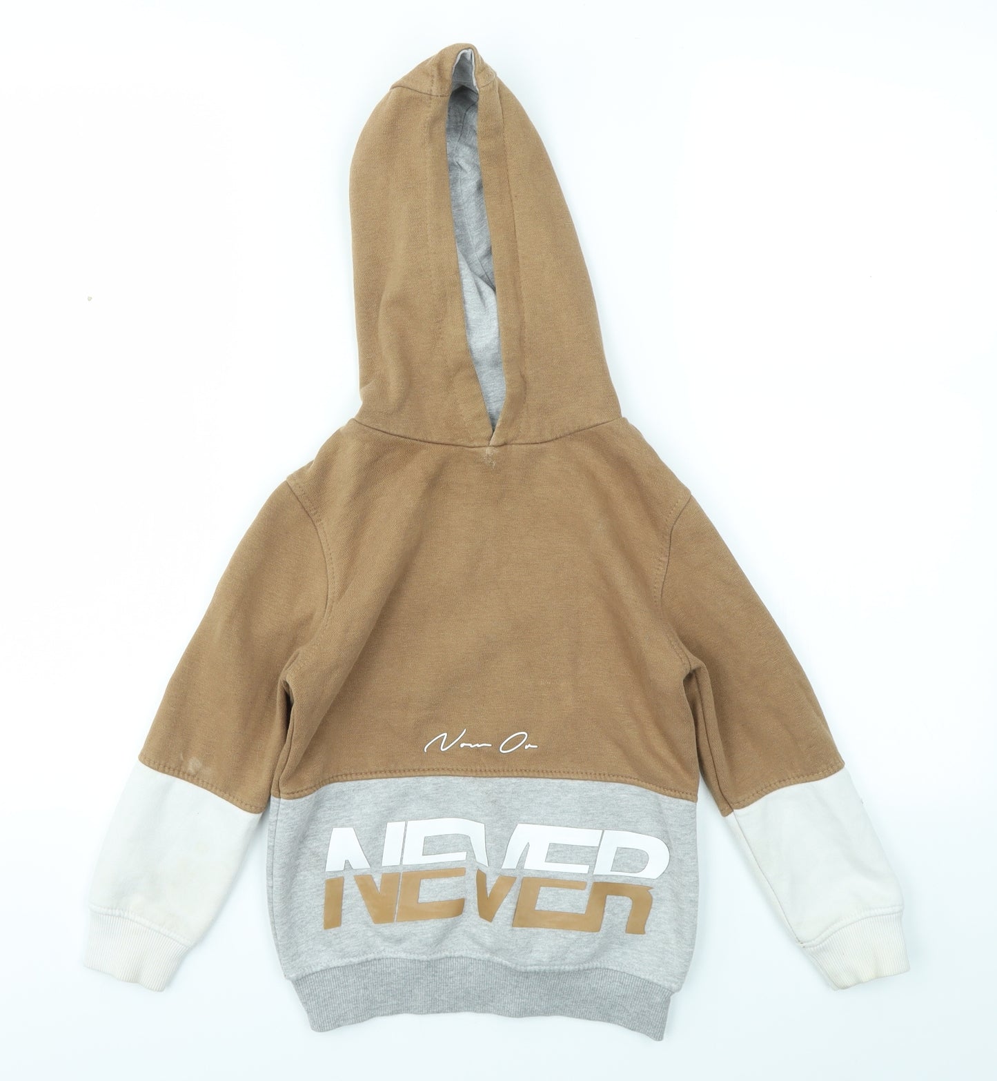 George Boys Brown   Pullover Jumper Size 6-7 Years