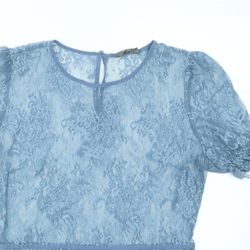 NEXT Womens Blue   Basic Blouse Size 14