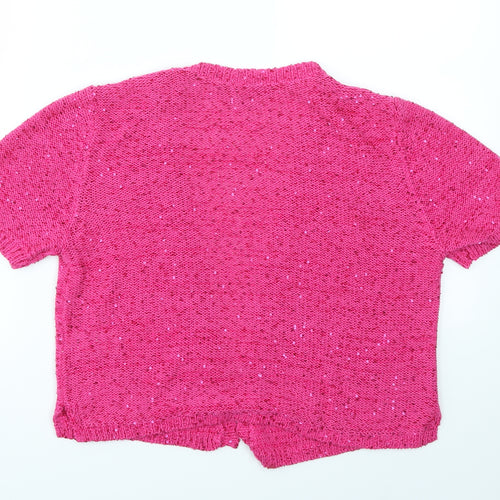 Savoir Womens Pink   Cardigan Jumper Size 12