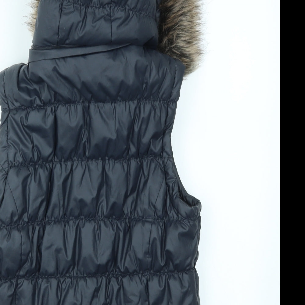HUNTING &CO Womens Blue   Jacket Coat Size M