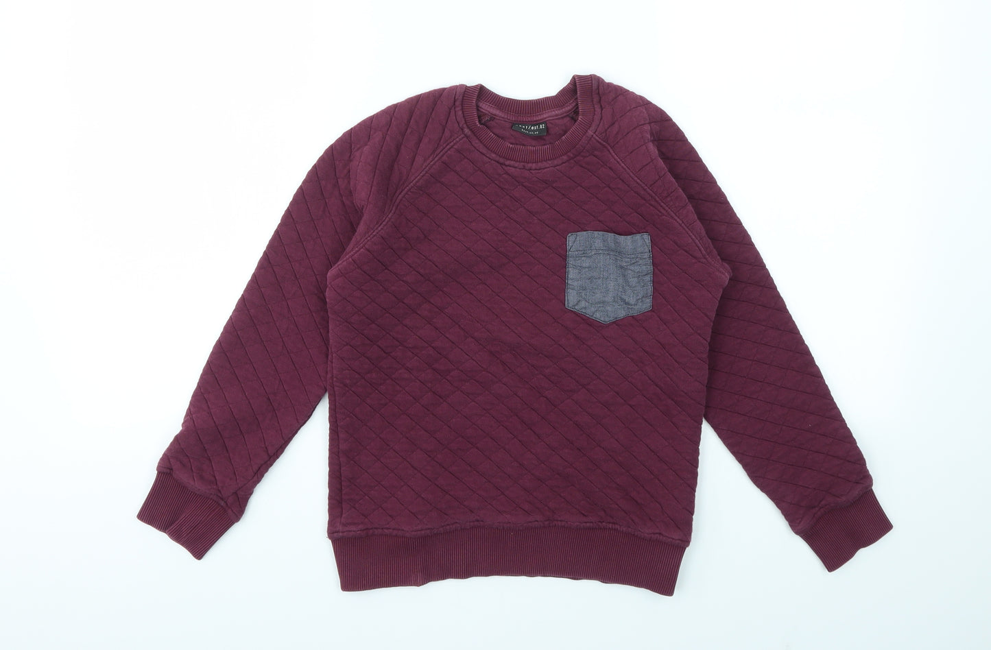 NEXT Boys Red   Pullover Jumper Size 9 Years