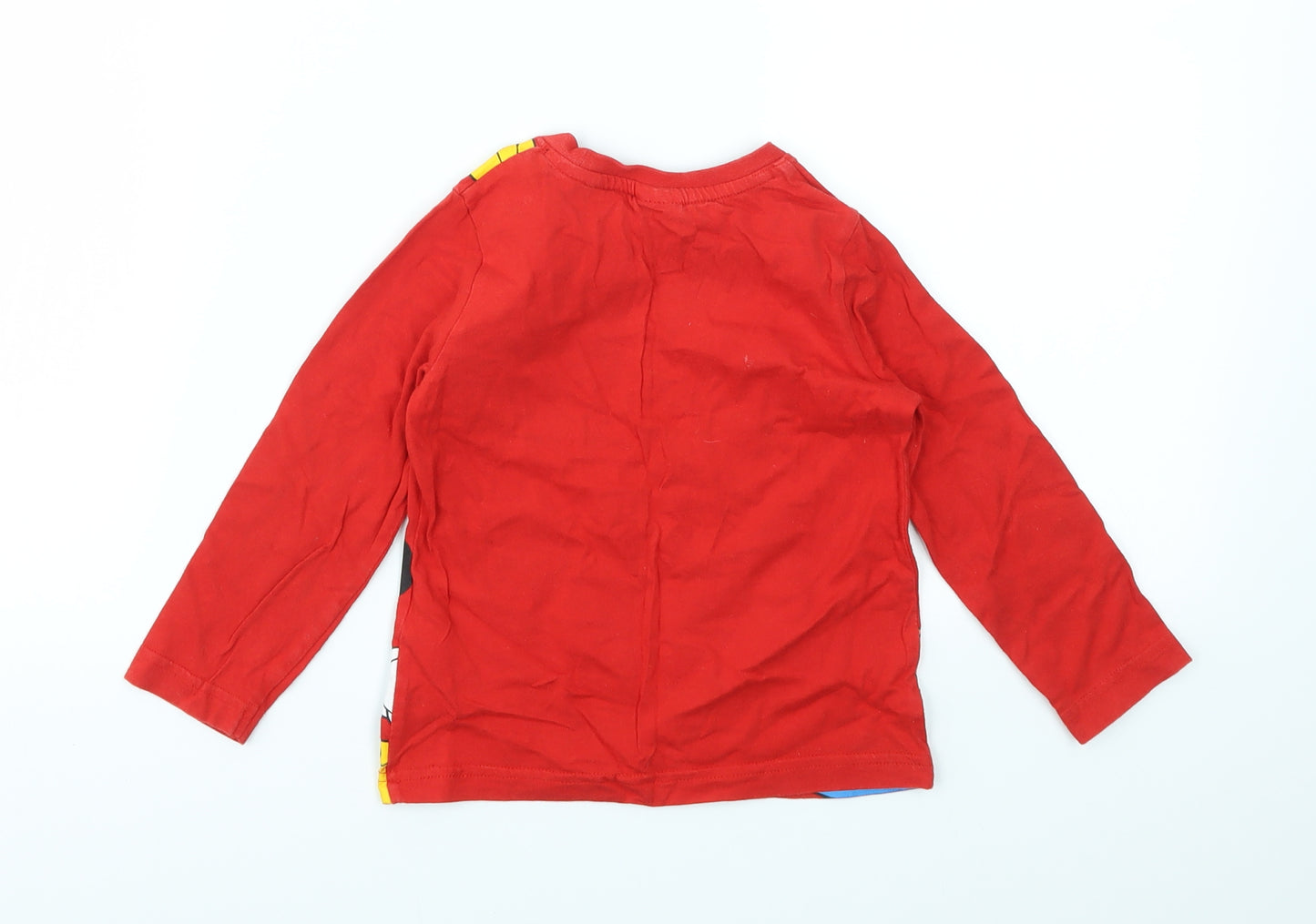 F&F Boys Red Animal Print  Basic T-Shirt Size 18-24 Months