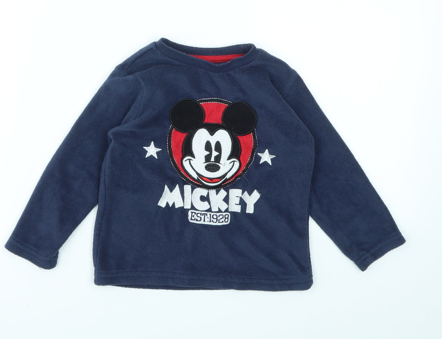 Primark Girls Blue Animal Print  Basic T-Shirt Size 18-24 Months