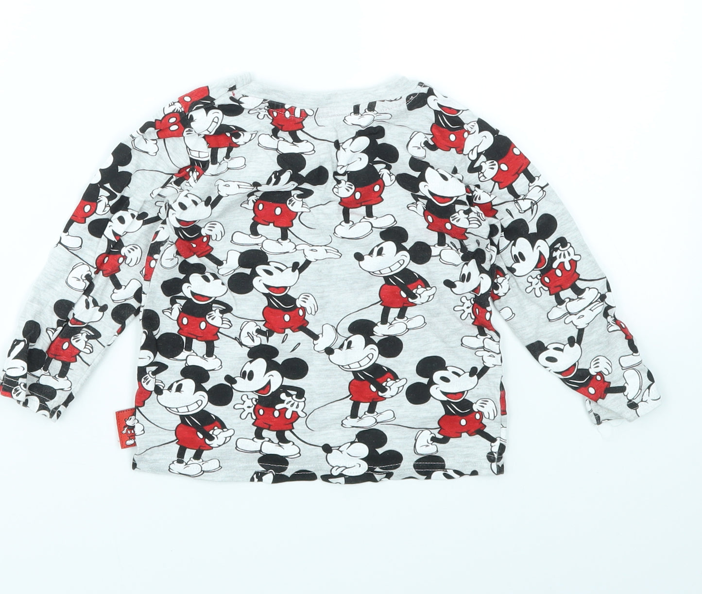 Primark Girls Multicoloured Animal Print  Basic T-Shirt Size 18-24 Months