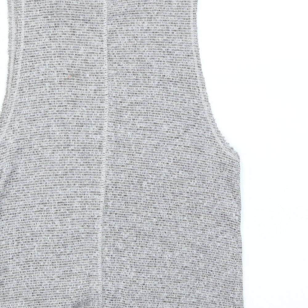 Topshop Womens Grey   Basic T-Shirt Size 6