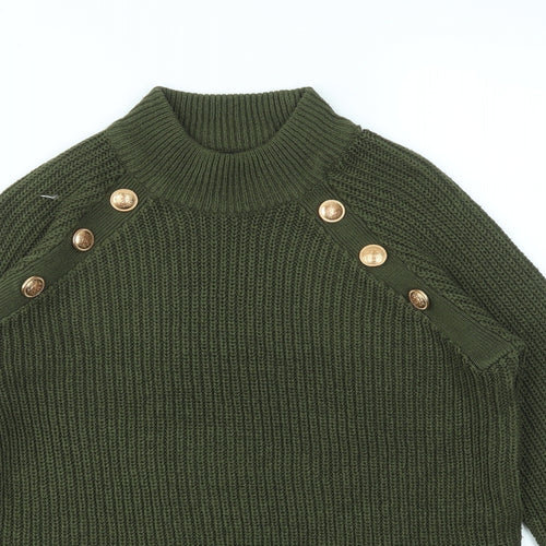 BRAVE SOUL  Womens Green   Pullover Jumper Size XS