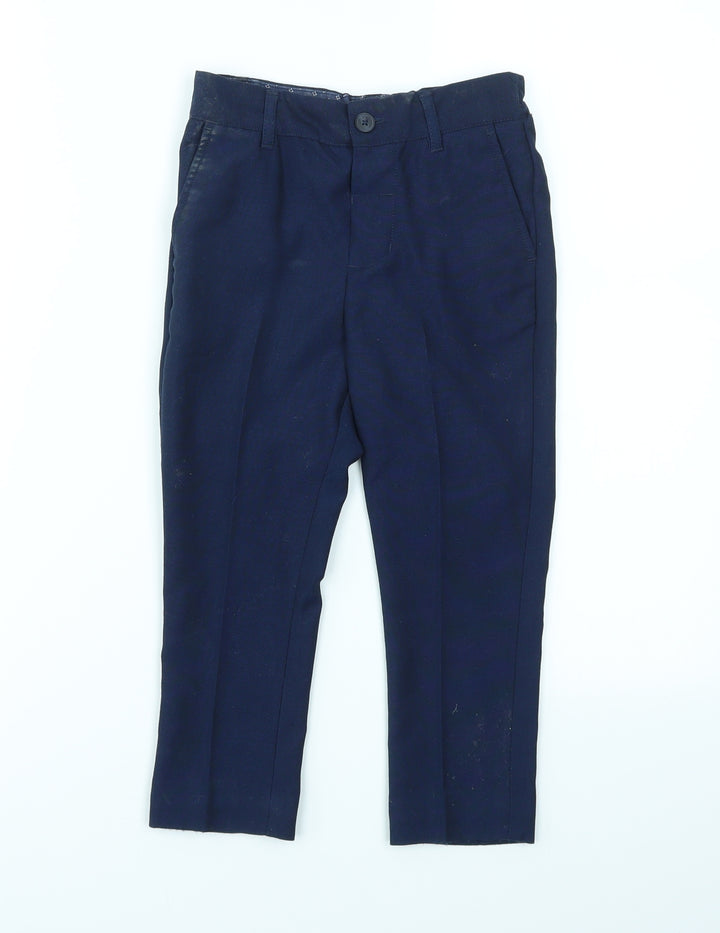 George Boys Blue   Jogger Trousers Size 3-4 Years